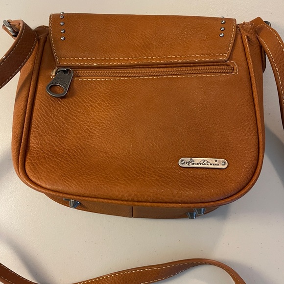 Montana West Embellished Western Crossbody bag Women's Brown - Picture 3 of 16